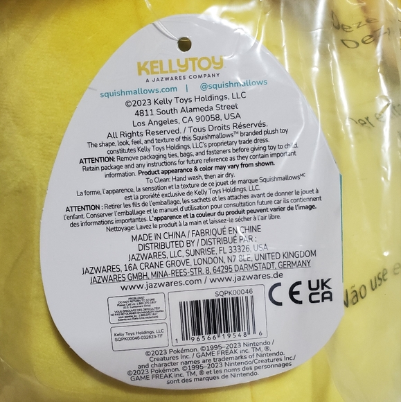 NWT 12" Pikachu Pokémon Center Squishmallows - Picture 5 of 8